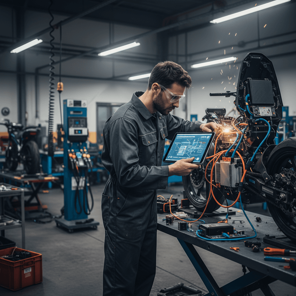 Reparación de motos eléctricas